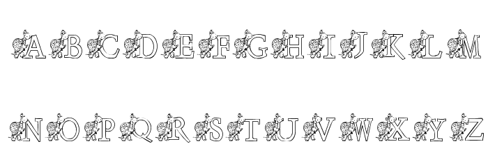 KG TURTLE Font OTHER CHARS