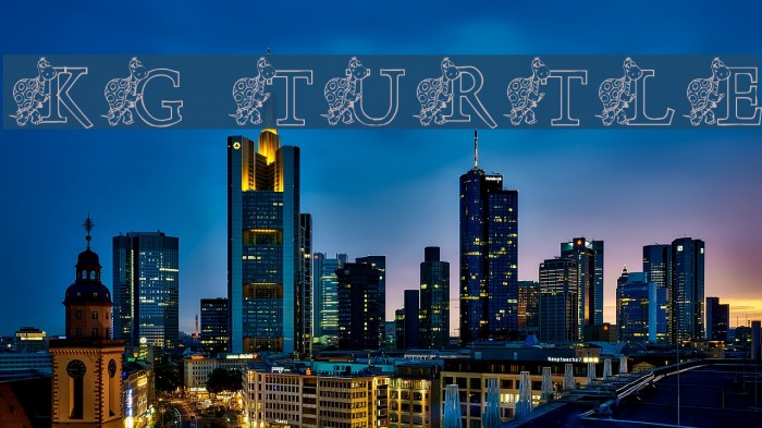 KG TURTLE Font examples