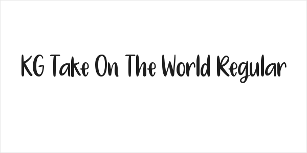 KG Take On The World Regular Logo