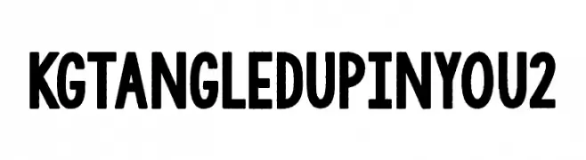 KG Tangled Up In You 2  フリーフォントのダウンロード