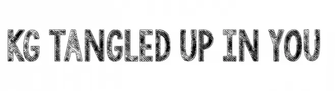 KG Tangled Up In You   Free Fonts Download