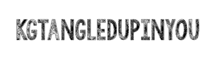 KG Tangled Up In You Font