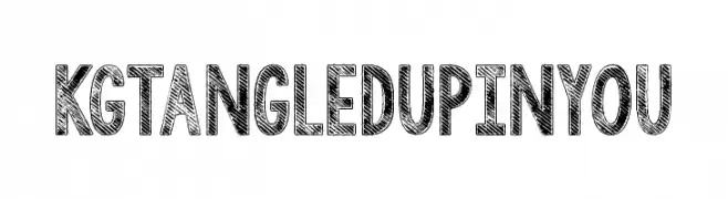 KG Tangled Up In You   フリーフォントのダウンロード