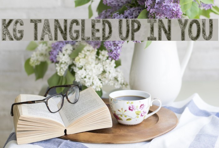KG Tangled Up In You Font examples