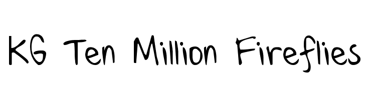 KG Ten Million Fireflies  नि: शुल्क फ़ॉन्ट्स डाउनलोड