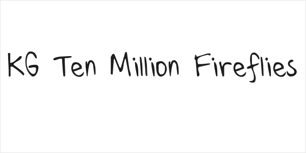 KG Ten Million Fireflies Logo