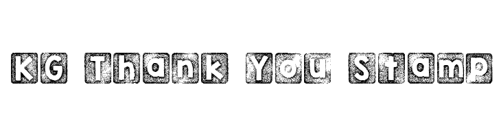 KG Thank You Stamp  font caratteri gratis