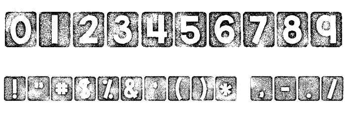 KG Thank You Stamp Font OTHER CHARS