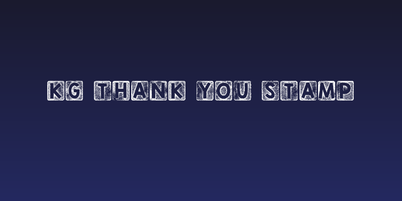 KG Thank You Stamp Social Header