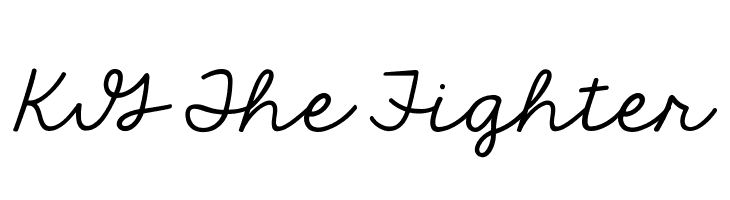 KG The Fighter Font