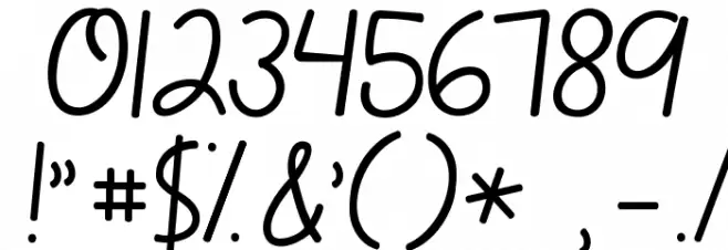 KG The Fighter Font OTHER CHARS