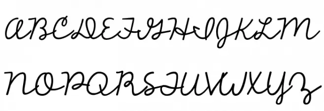 KG The Fighter フォント 大文字