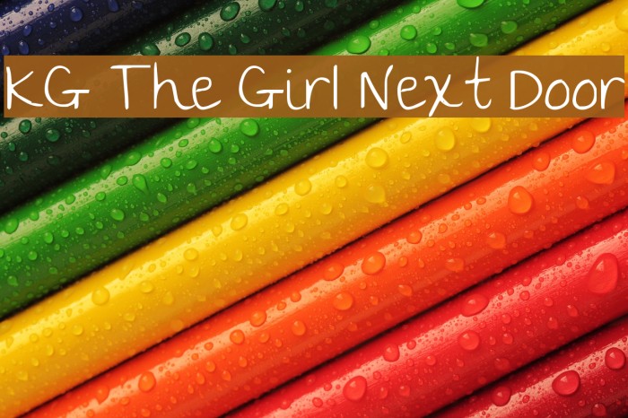 KG The Girl Next Door Example 2