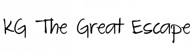 KG The Great Escape  Frei Schriftart Herunterladen