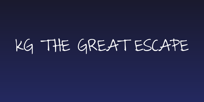 KG The Great Escape Social Header