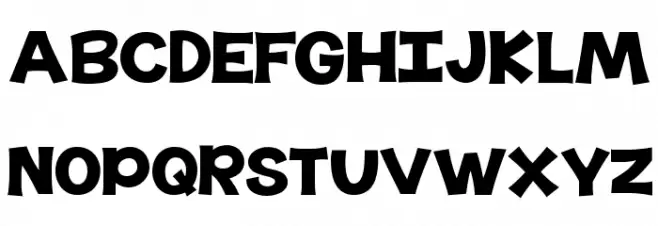 KG The Last Time Schriftart Groß