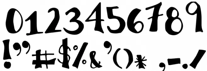 KG The Truth of a Thousand Lies Font OTHER CHARS