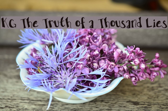 KG The Truth of a Thousand Lies Example 1