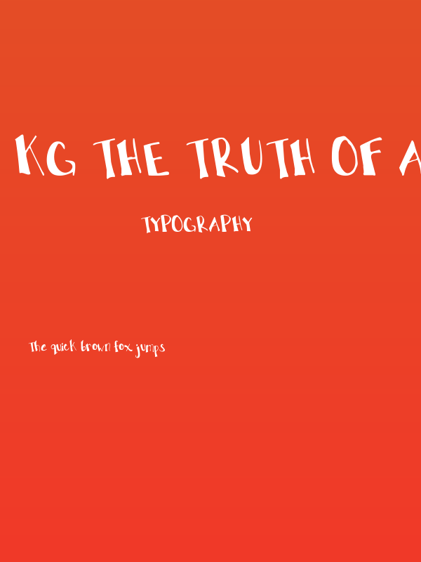KG The Truth of a Thousand Lies Poster