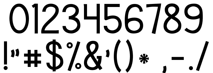 KG Thinking Out Loud Font OTHER CHARS