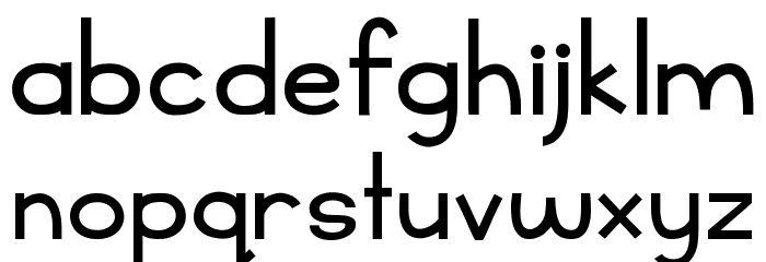KG Thinking Out Loud Font LOWERCASE