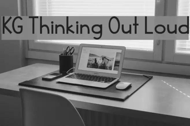 KG Thinking Out Loud Font examples