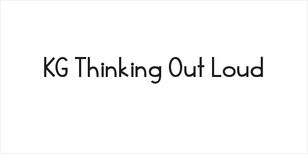 KG Thinking Out Loud Logo