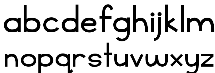 KG Thinking Out Loud Font LOWERCASE