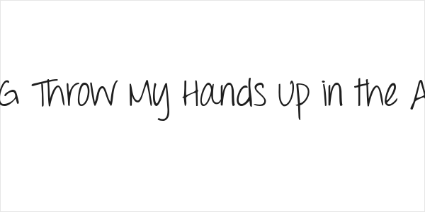 KG Throw My Hands Up in the Air Logo