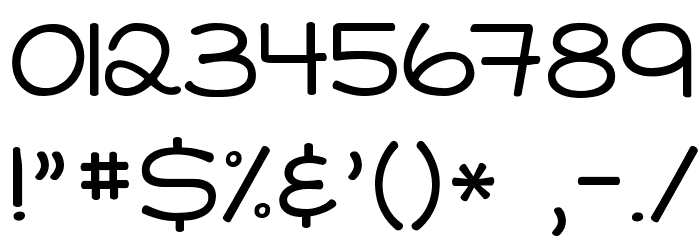 KG Tightrope Font OTHER CHARS