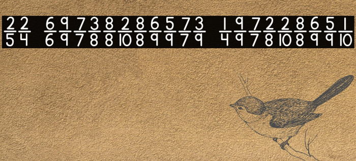 KG Traditional Fractions Font examples