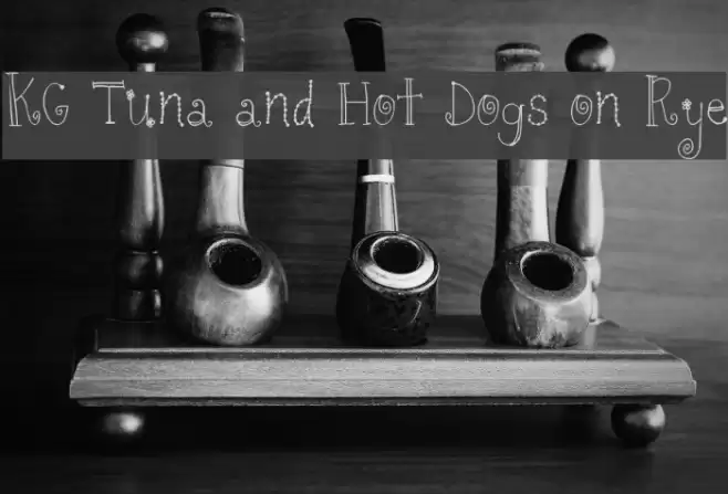 KG Tuna and Hot Dogs on Rye Font examples