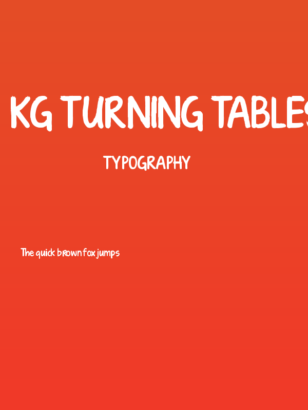 KG Turning Tables Poster