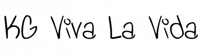 KG Viva La Vida  Frei Schriftart Herunterladen