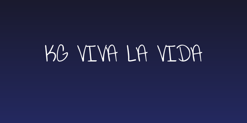 KG Viva La Vida Social Header
