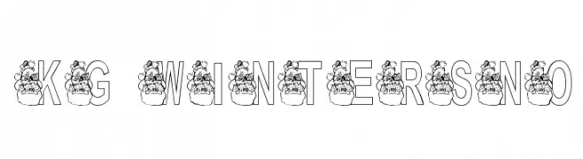 KG WINTERSNO  Frei Schriftart Herunterladen