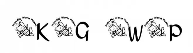 KG WP  font caratteri gratis