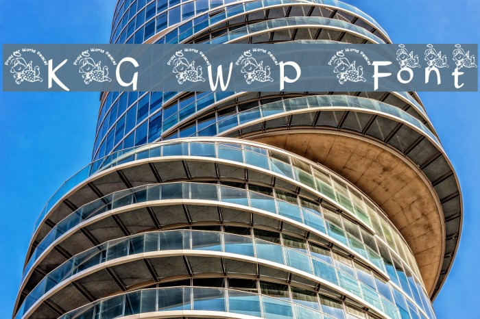 KG WP Font examples