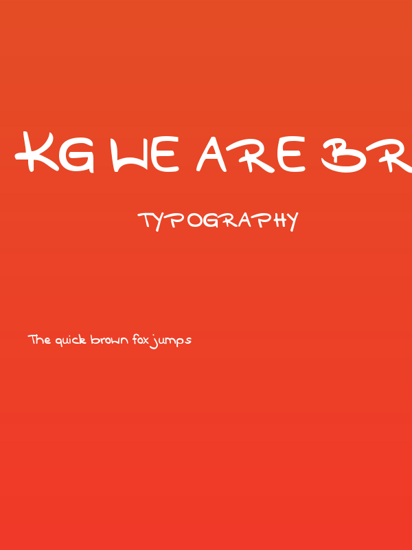 KG We Are Broken Poster