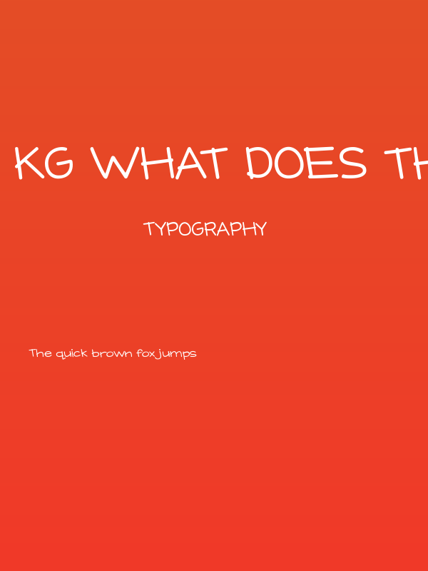 KG What Does the Fox Say Poster