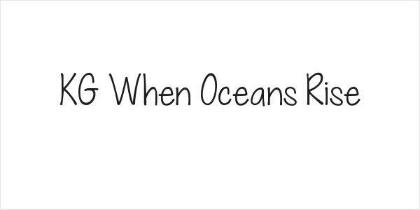 KG When Oceans Rise Logo
