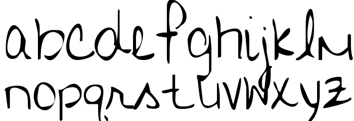 KG Who Needs Consistency Font LOWERCASE