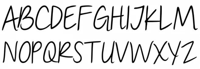 KG Wildways Schriftart Groß