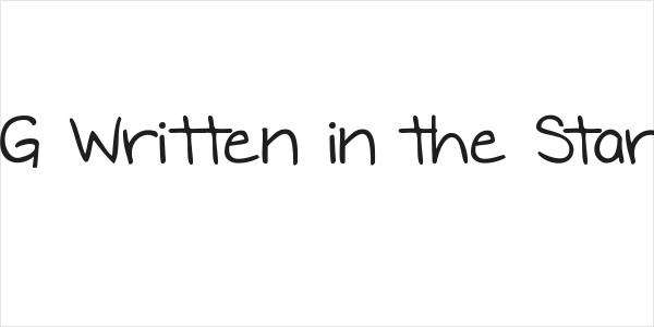 KG Written in the Stars Logo