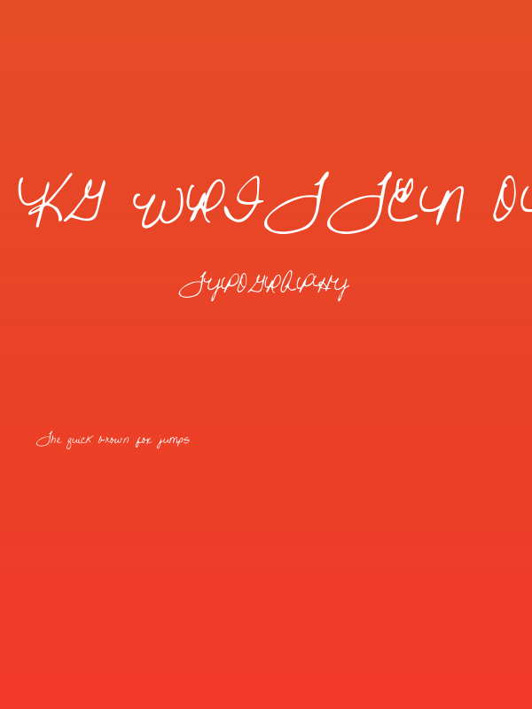 KG Written on His Hands Poster