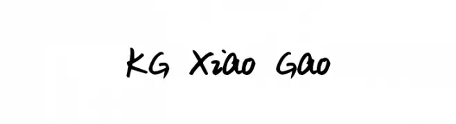 KG Xiao Gao  Free Fonts Download