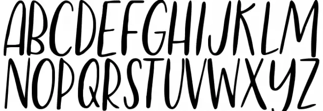 KG You Might Not Like Her Regular Font UPPERCASE