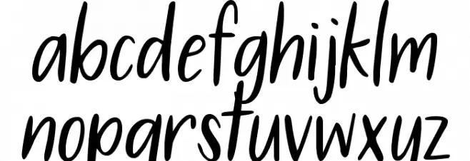 KG You Might Not Like Her Regular Font LOWERCASE