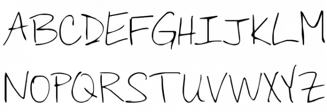 KG You Wont Bring Me Down Font Litere mari
