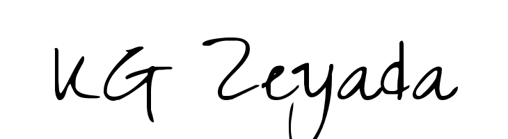 KG Zeyada  नि: शुल्क फ़ॉन्ट्स डाउनलोड